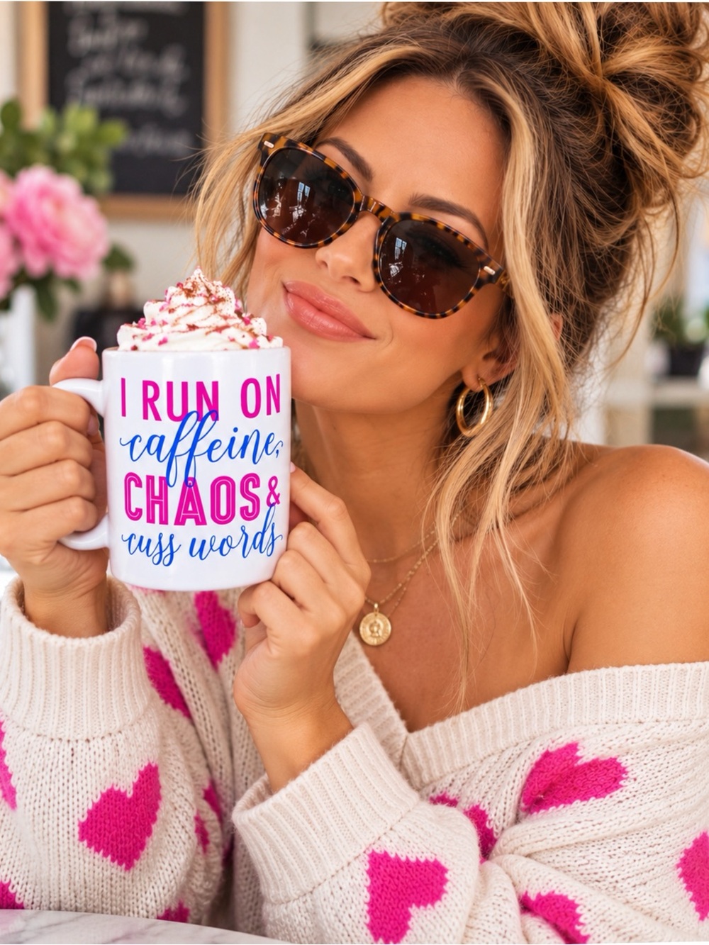 BOSTON INTERNATIONAL Funny Ceramic Mug Coffee Lover Pick One